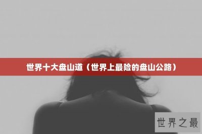 ​世界十大盘山道（世界上最险的盘山公路）