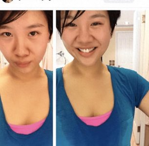 郑欣宜正面照曝光!瘦成瓜子脸像换个人,减肥成功后像父亲郑少秋