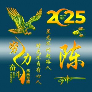 ​2025姓氏头像第182期，努力拼搏新款个性签名头像，请查收