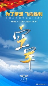 ​11月11日～中国空军节75周年生日快乐！
