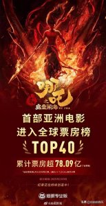 ​国产动画封神 直接骑脸《星战》天行者《哪吒2》进全球票房榜前40